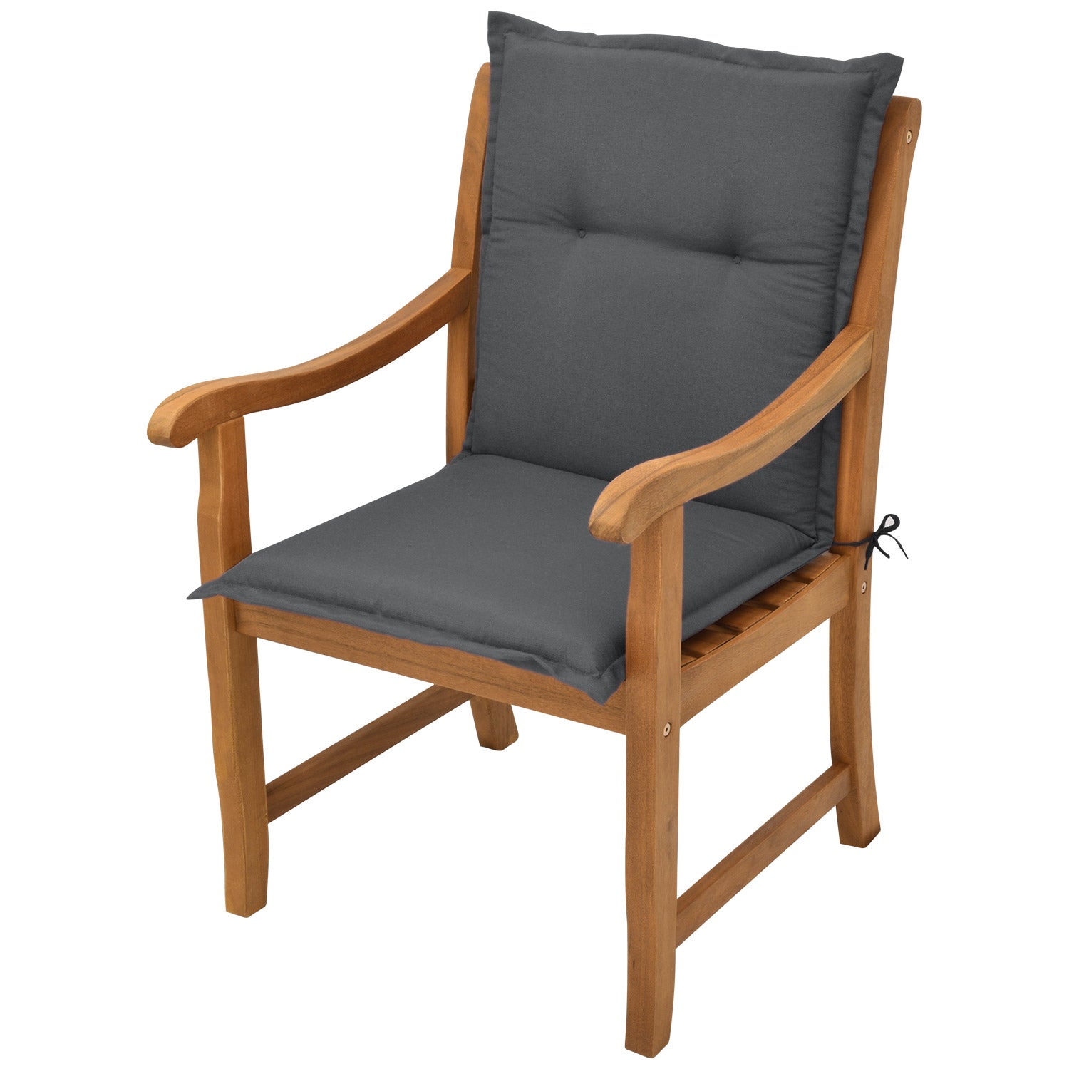 Beautissu Niederlehner Stuhlauflage 100x50x6 cm  – Gartenstuhl Sitzkis