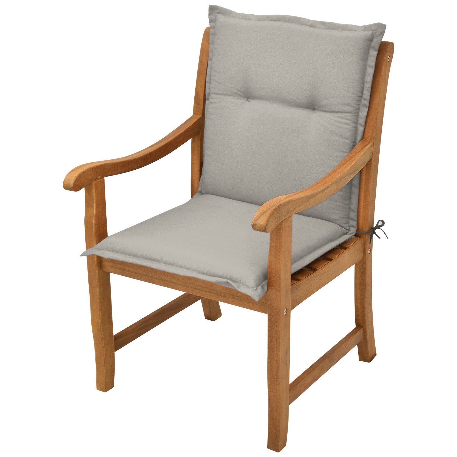 Beautissu Niederlehner Stuhlauflage 100x50x6 cm  – Gartenstuhl Sitzkis