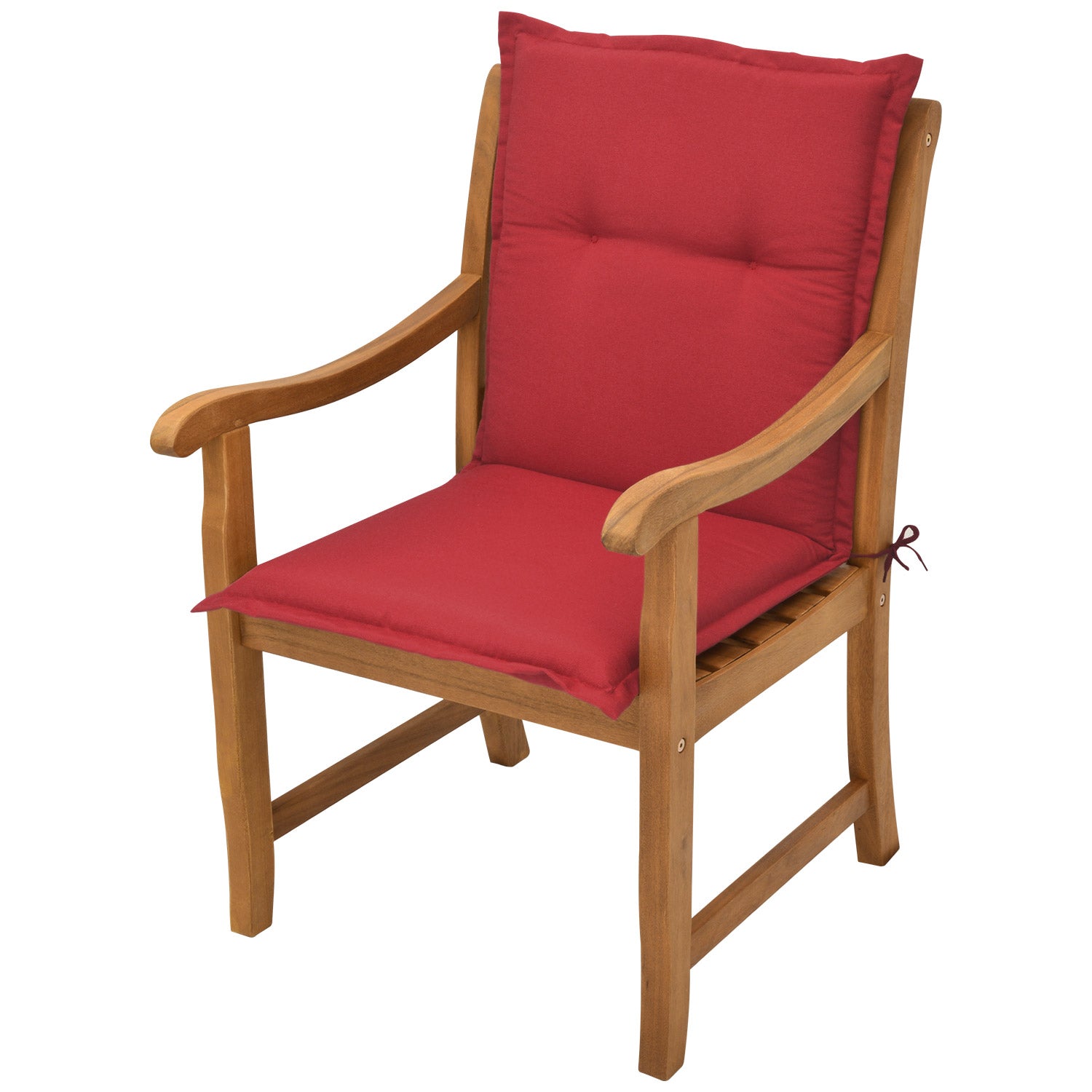 Beautissu Niederlehner Stuhlauflage 100x50x6 cm  – Gartenstuhl Sitzkis