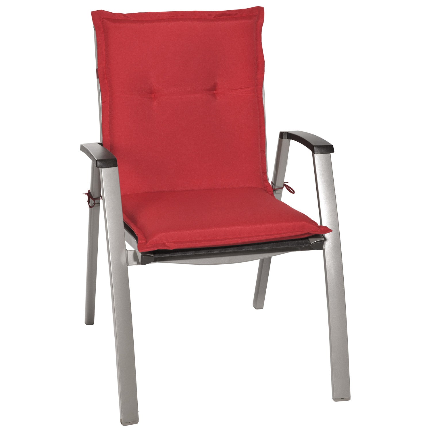 Beautissu Niederlehner Stuhlauflage 100x50x6 cm  – Gartenstuhl Sitzkis