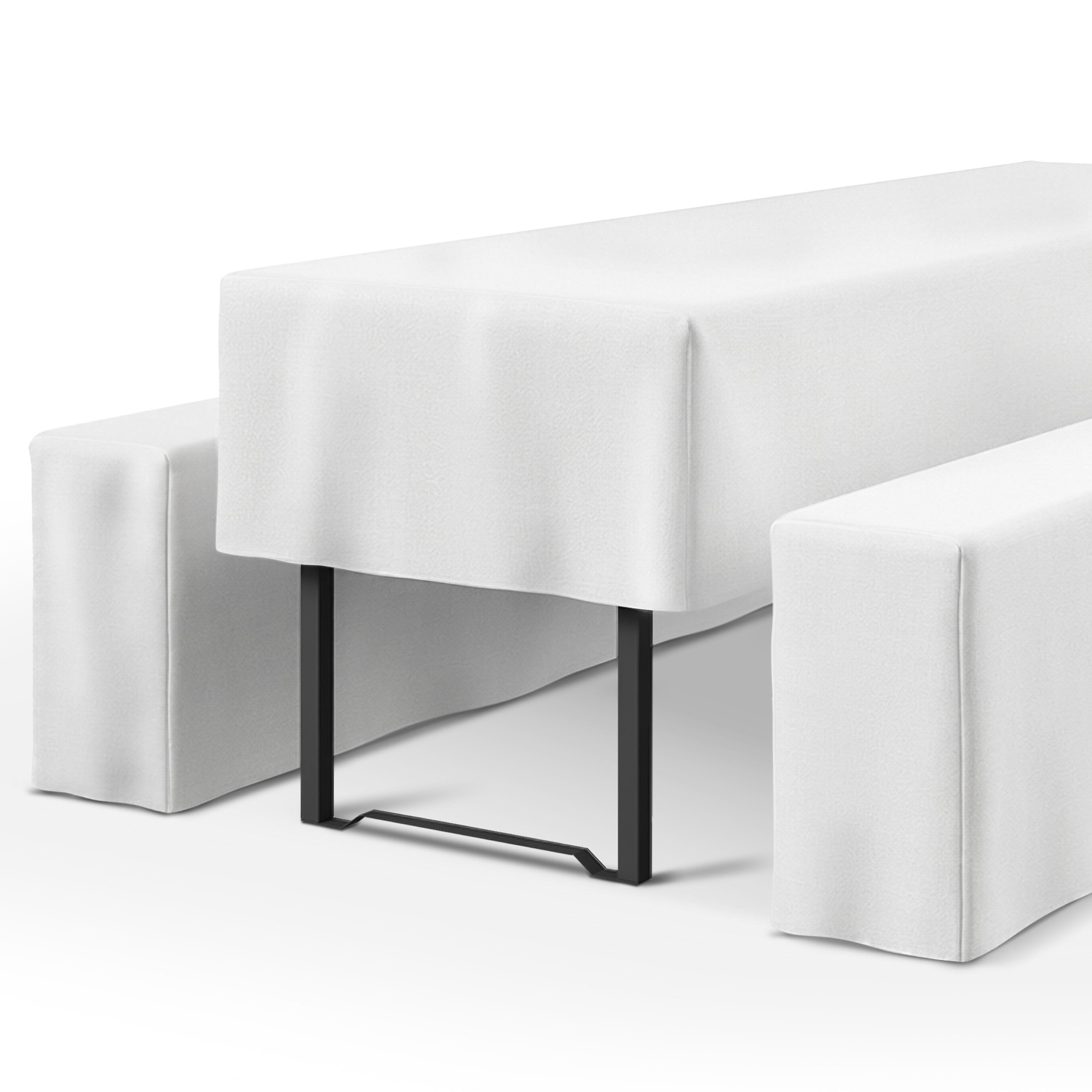 Beautissu 3tlg. Premium Hussen für Bierzeltgarnitur 200x50/70 cm – Bie