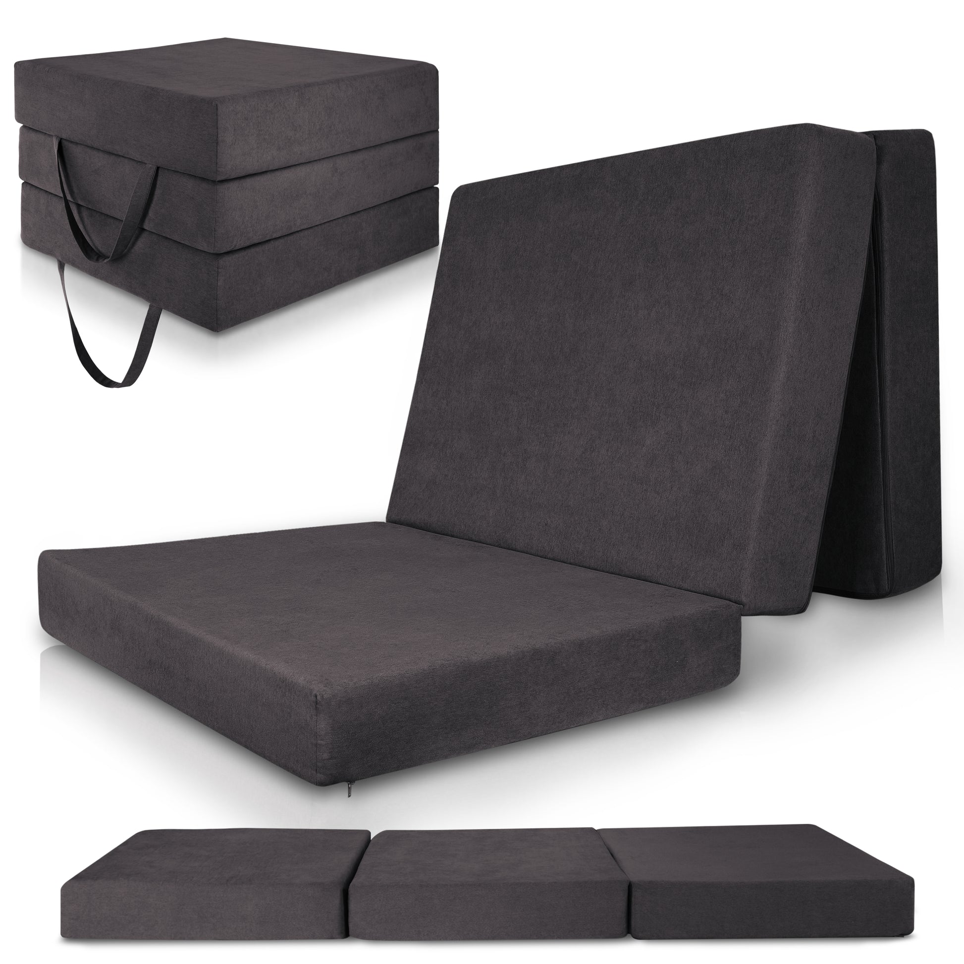 Beautissu Premium Klappmatratze inkl. Tragetasche div. Größen & Farben