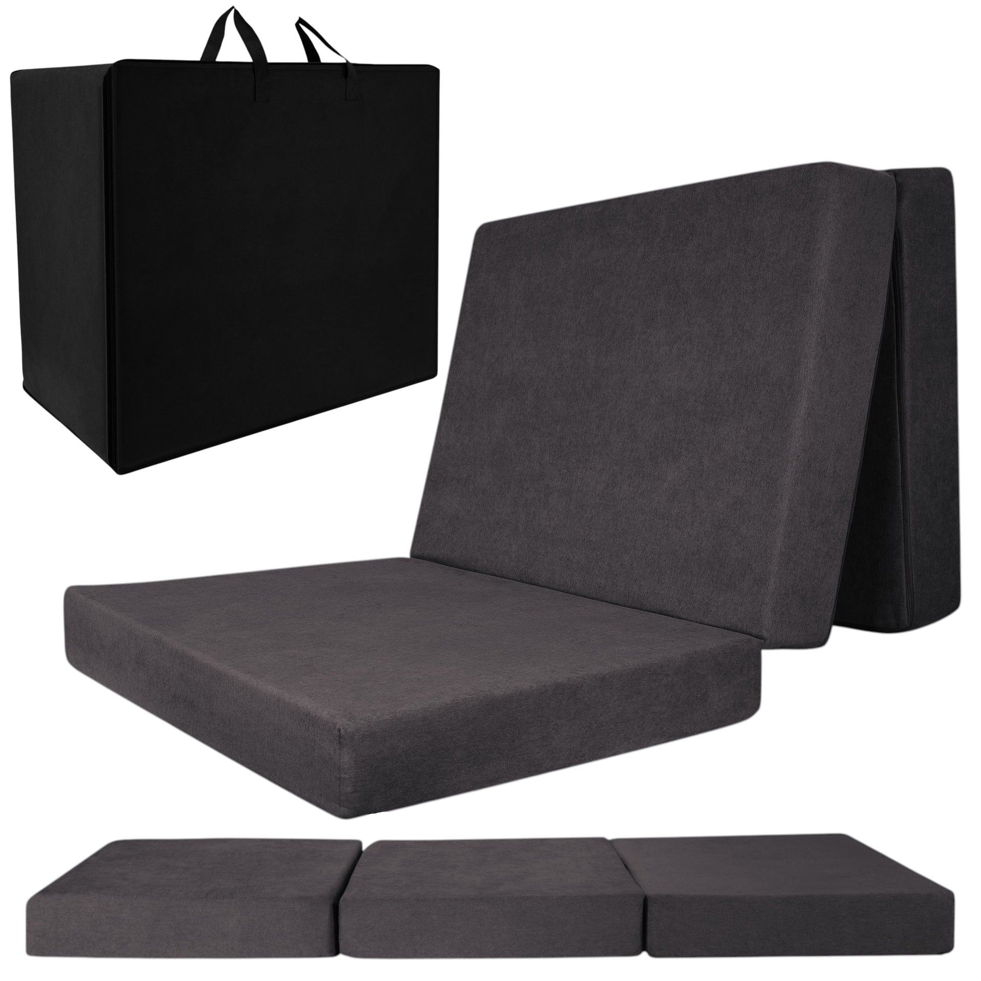 Beautissu Premium Klappmatratze inkl. Tragetasche & Husse div. Größen 