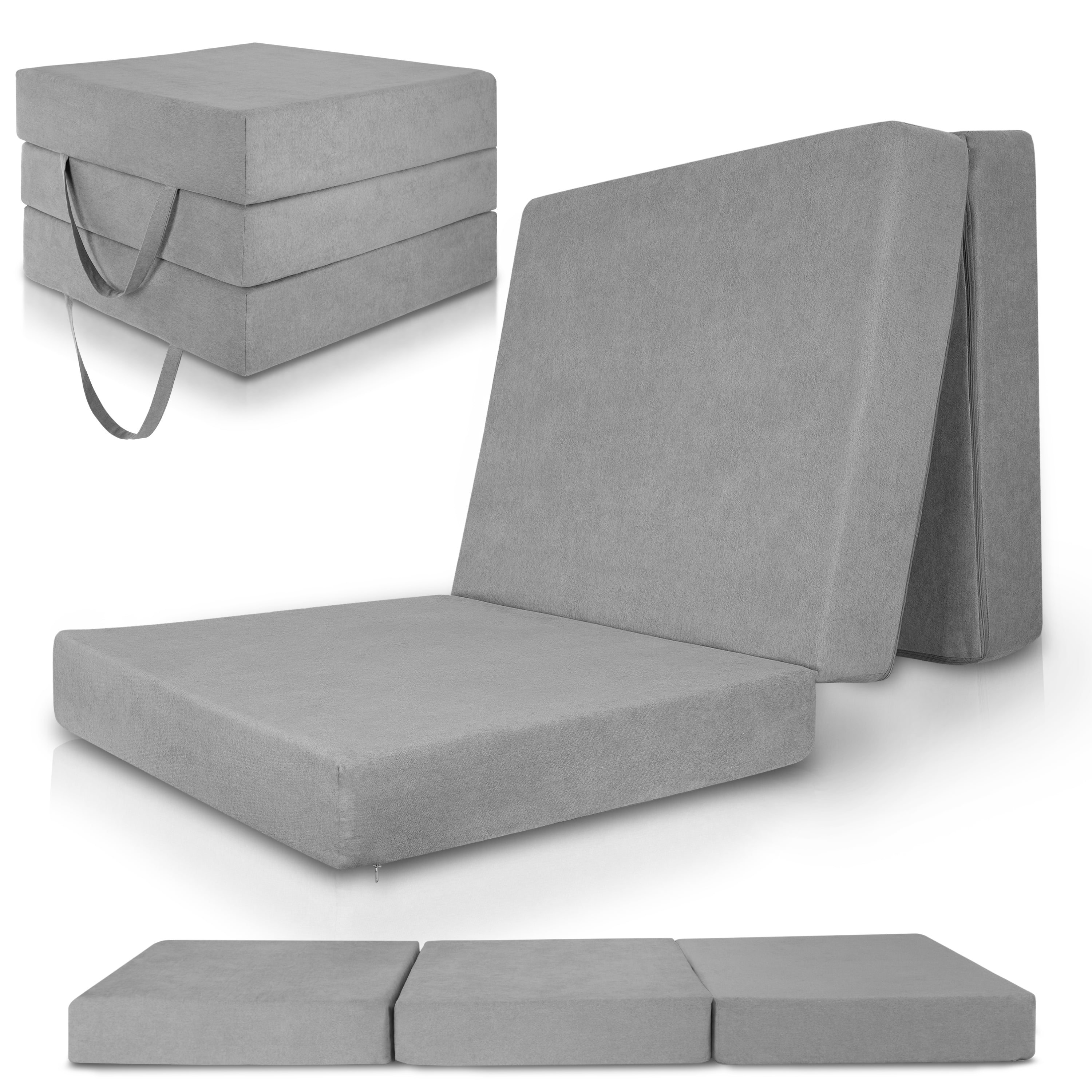 Beautissu Premium Klappmatratze inkl. Tragetasche div. Größen & Farben