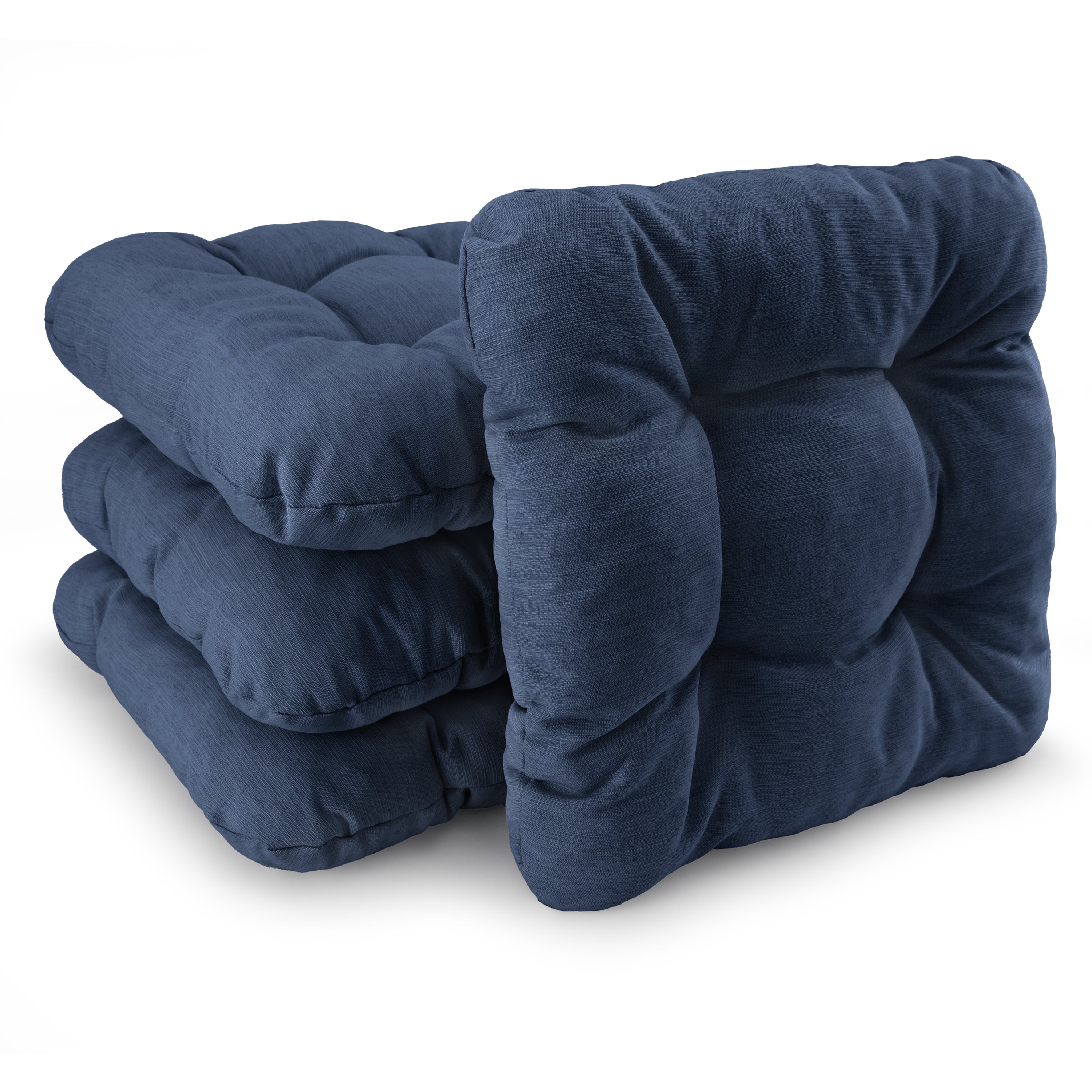 Beautissu Sitzkissen Premium 40x40x8 cm mit weicher Schaumstofffüllung und robustem Bezug für Indoor und Outdoor.