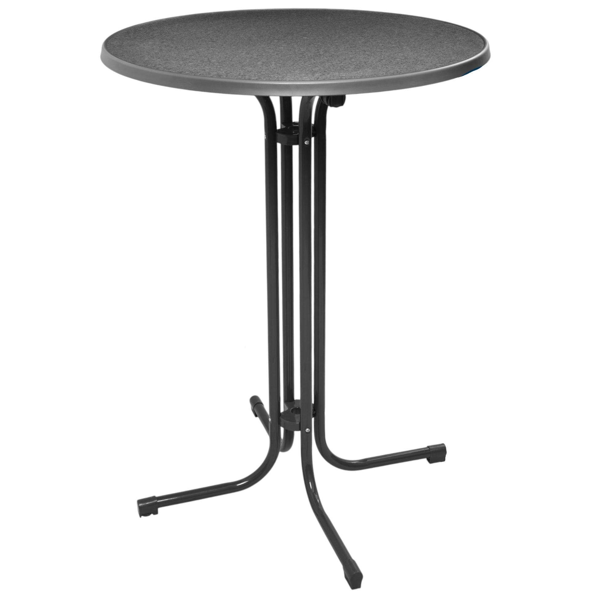 Beautissu Klappbarer Stehtisch Ø 60/70/80 cm Wetterfest – Bellini