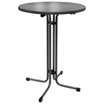 Beautissu Klappbarer Stehtisch Ø 60/70/80 cm Wetterfest – Bellini